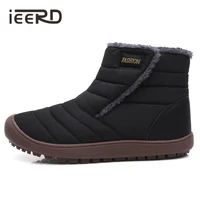 super warm women men boots waterproof winter boots with fur plus size outdoor unisex ankle boots women sneakers man snow boots