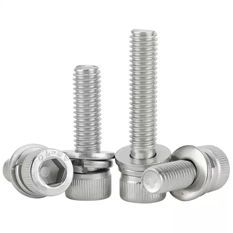 Винт M2-M12 с шестигранной головкой из нержавеющей стали 304 шестигранная головка