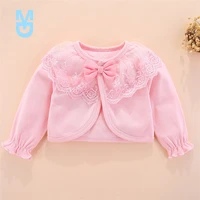 new 100cotton baby coat girl bow lace princess baby coat born wedding birthday party baby girls outerwear baby clothes