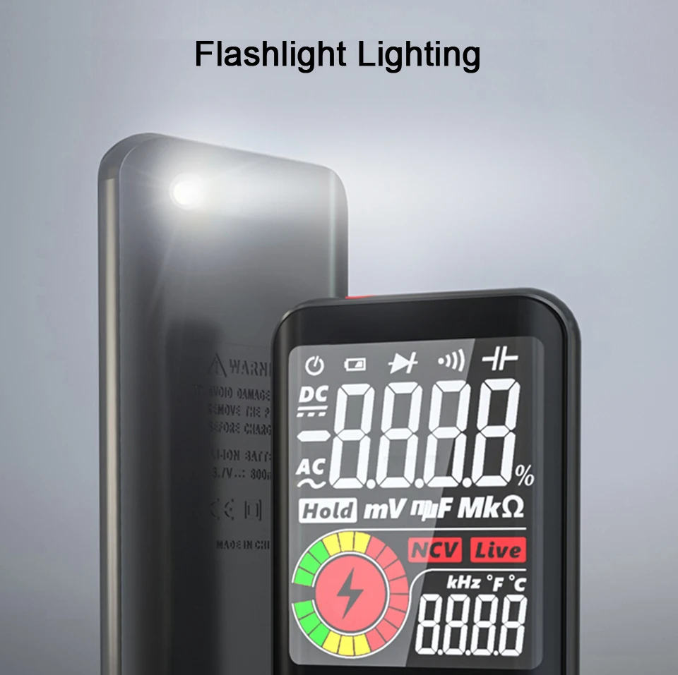 BSIDE S10 Digital Smart Multimeter Color LCD Display 9999 DC AC Voltage Capacitor Ohm Diode NCV Hz Tester DMM | Инструменты