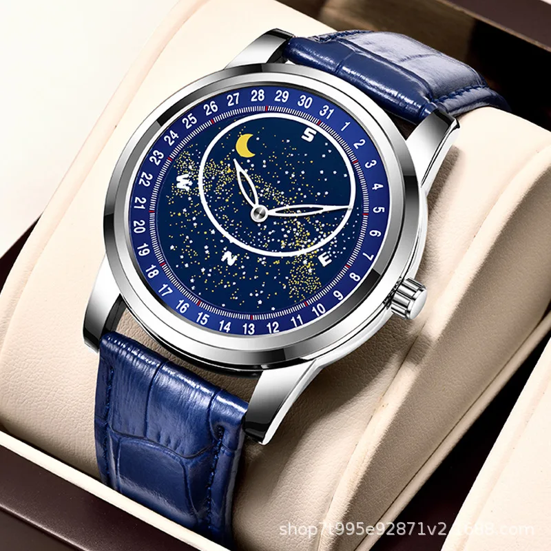 New all-star watch men's quartz watch calendar luminous fashion leisure watch waterproof watch men's watch
