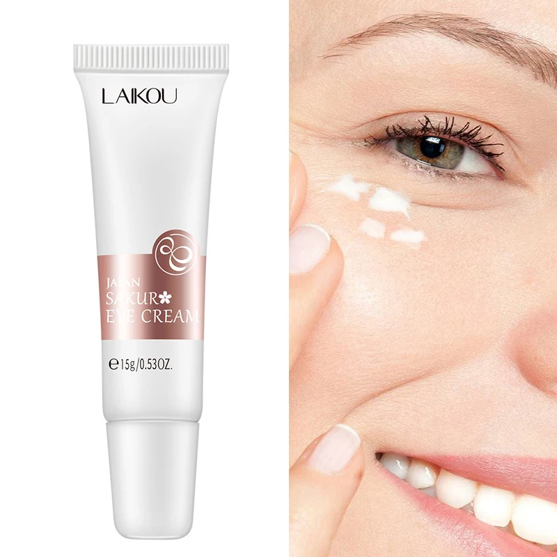 

Sakura Eye Cream Anti Wrinkle Anti-Aging Nourish Moisturizing Fade Fine Line Brightening Soft Improve Dry Dull Skin Care Product