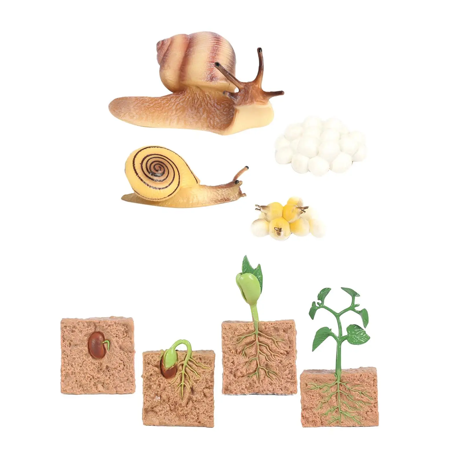 4x1 комплект детский пластиковый игровой набор для посева растений жизненный цикл