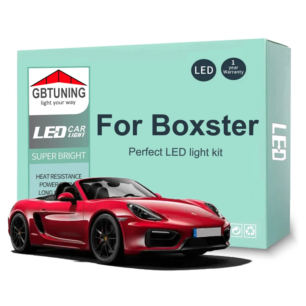 

LED Interior Light Bulb Kit For Porsche Boxster GTS S 986 987 981 1996-2014 2015 2016 Car Reading Dome Trunk Vehicle Lamp Canbus