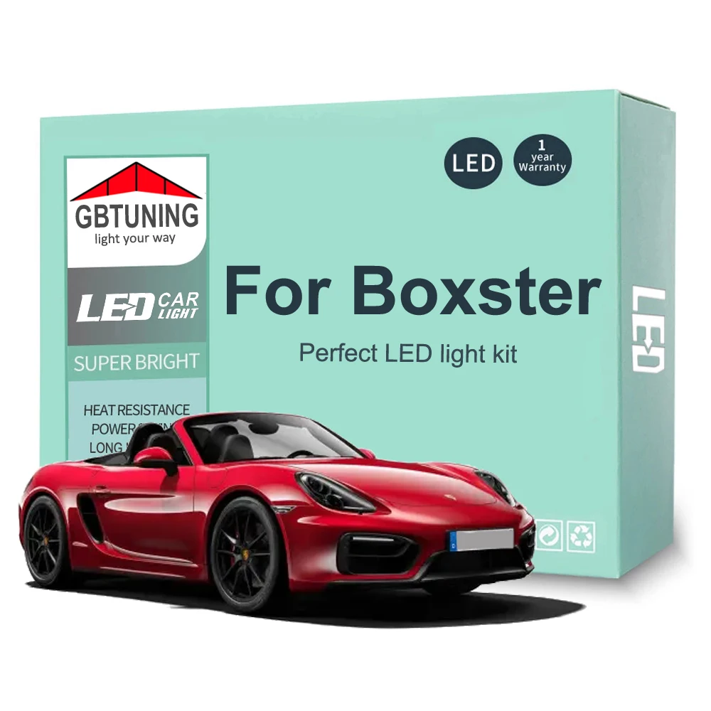

Комплект светодиодных ламп для салосветильник автомобиля Porsche Boxster GTS S 986 987 981 1996-2014 2015 2016
