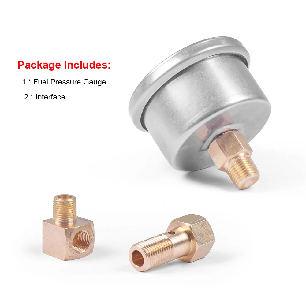 Топливный Манометр с жидкостным заполнением 1/8 NPT psi Для Honda Acura Mitsubishi VMS - купить по