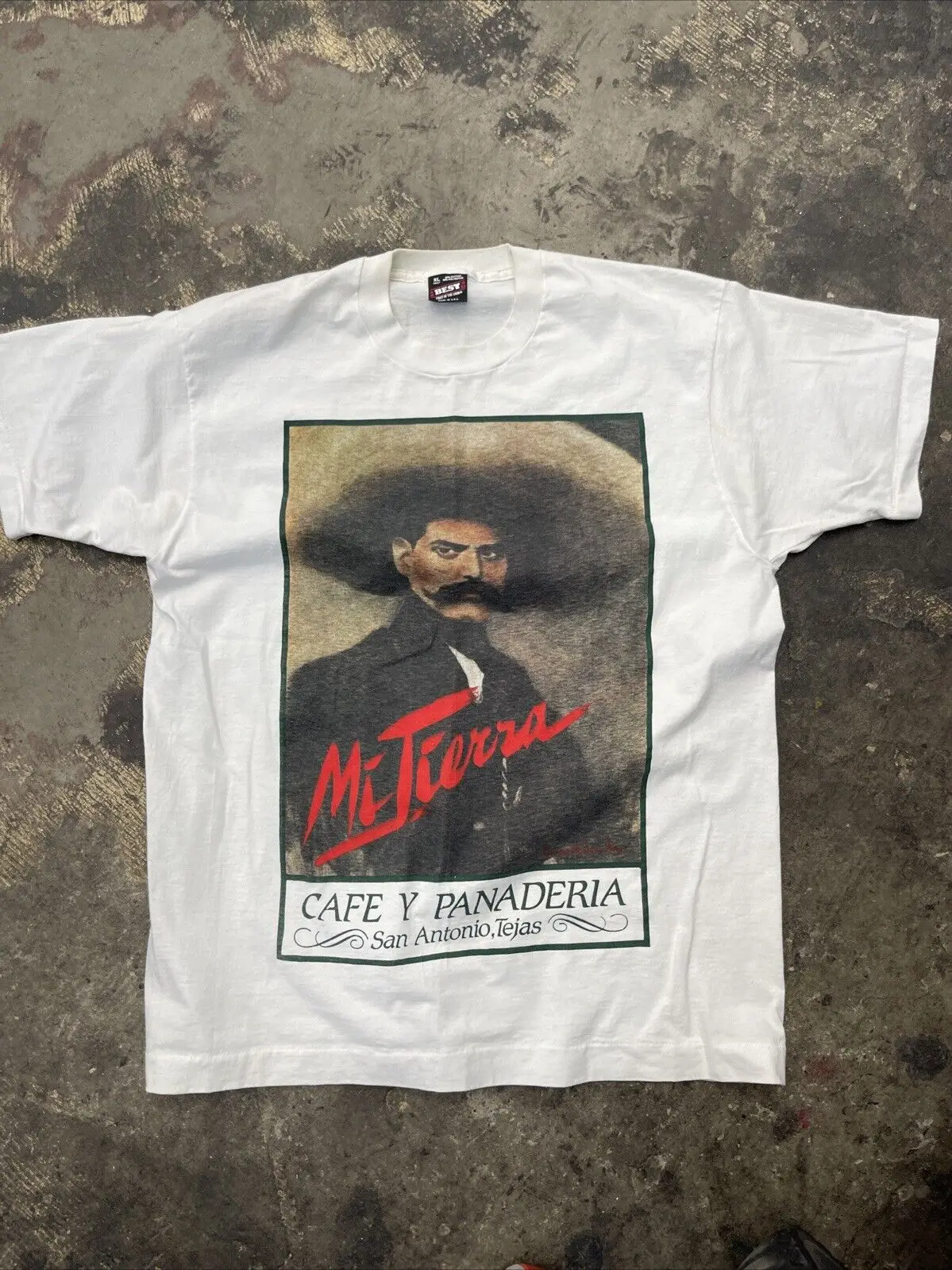 Mi Tierra Cafe Y Panaderia San Antonio Mexican Emiliano Zapata Мужские XL H08