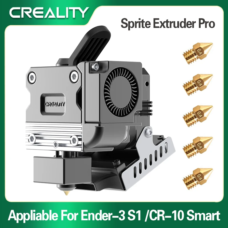 

CREALITY Sprite Direct Drive Extruder Dual Gear Feeding Bowden Extrusion All Metal Design for Ender 3 S1 /CR-10 Smart 3D Printer