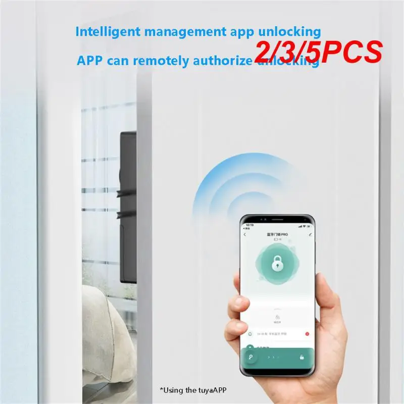 

2/3/5PCS For Wooden Door Electronic 13.56 Ic Card Lock Support Gateway To Wifi Indoor Invisible Lock No Drilling Design