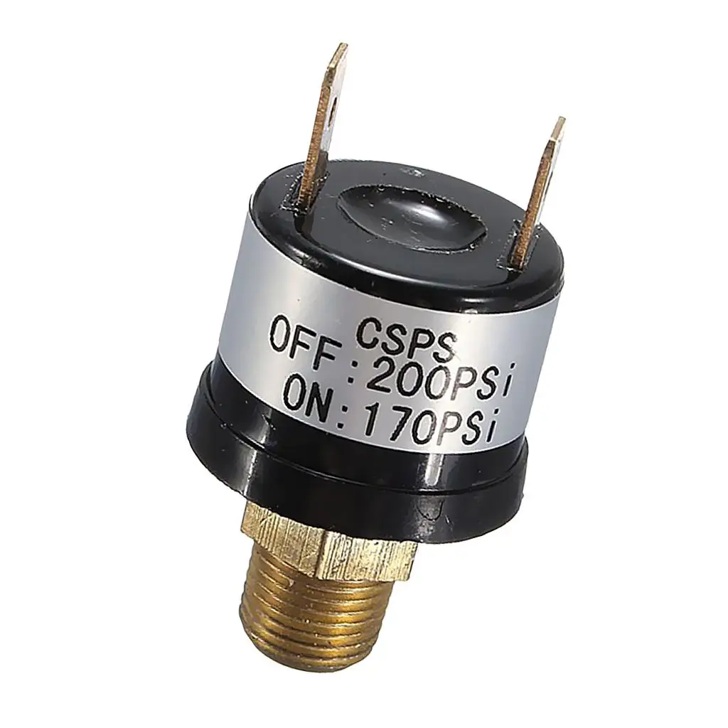 170-200 PSI Air Pressure Switch Tank Mount Type 1/4&quot NPT 12V Train Horn