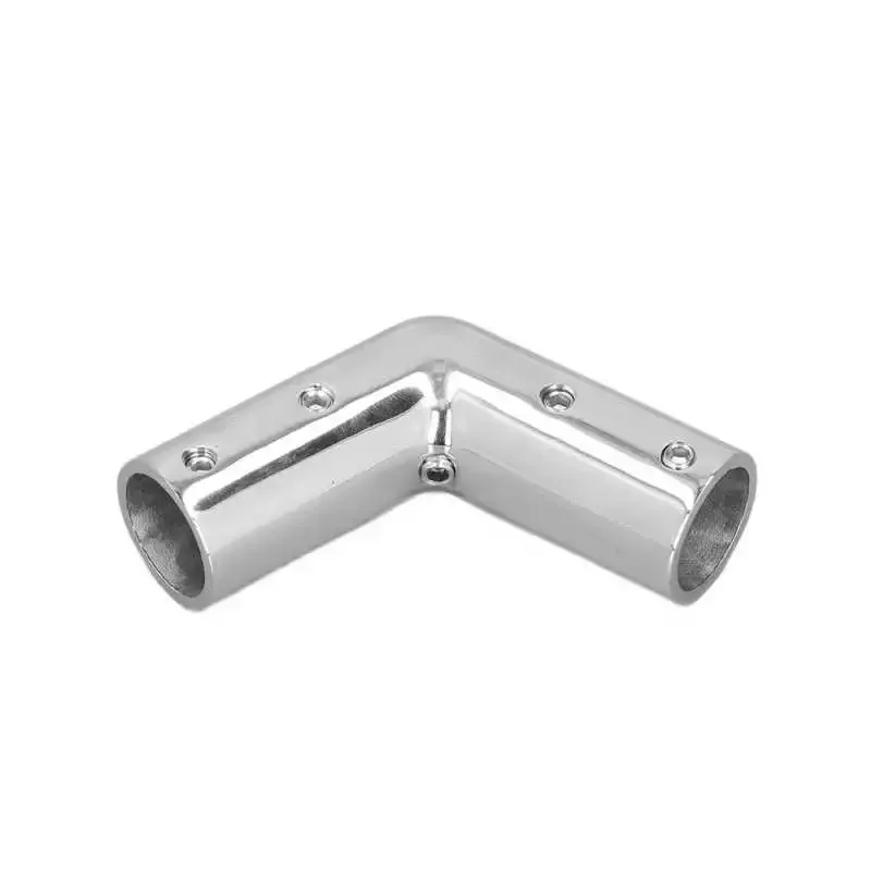 

Boat Handrail Fitting Boat Pipe Connector Mirror Polished for 22mm Pipes
