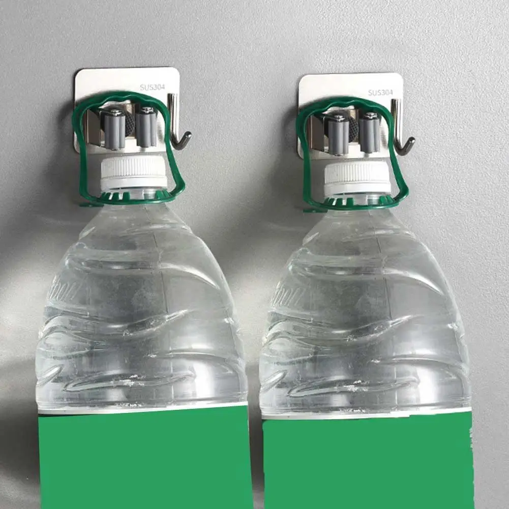 

Стальной зажим для швабры, настенный держатель для метлы, прочная настенная Швабра для ванной комнаты, кухонный органайзер, зажим J5w8