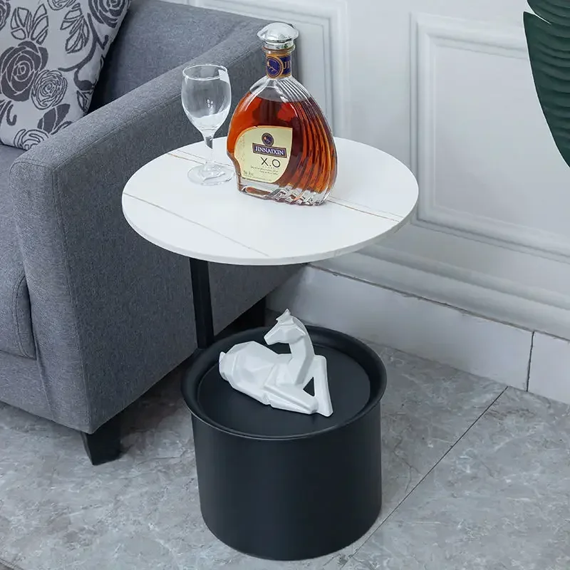 Современный новый многофункциональный двухслойный простой угловой столик для