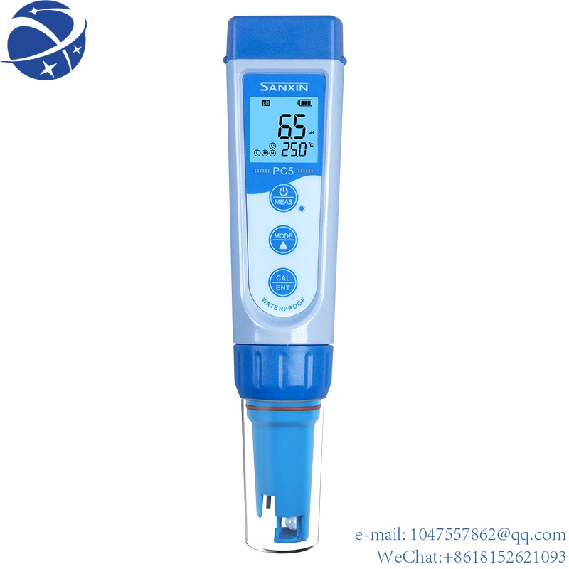 

Портативный ph-метр 5 в 1 yunyilaboration, Цифровой Tds EC продукт может определить сыр, пищевая косметика