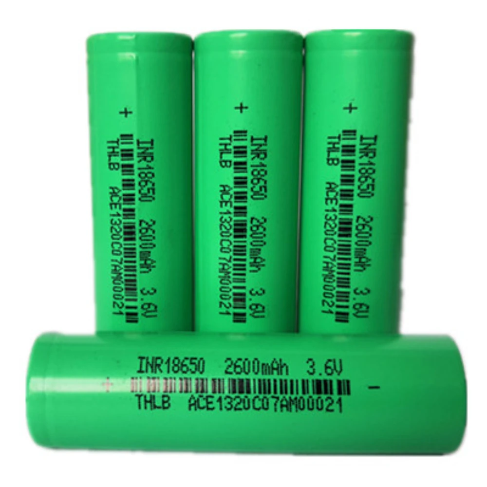 

High capacity lithium ion 18650 3.7V 2600mAh rechargeable li-ion power battery 9.62Wh