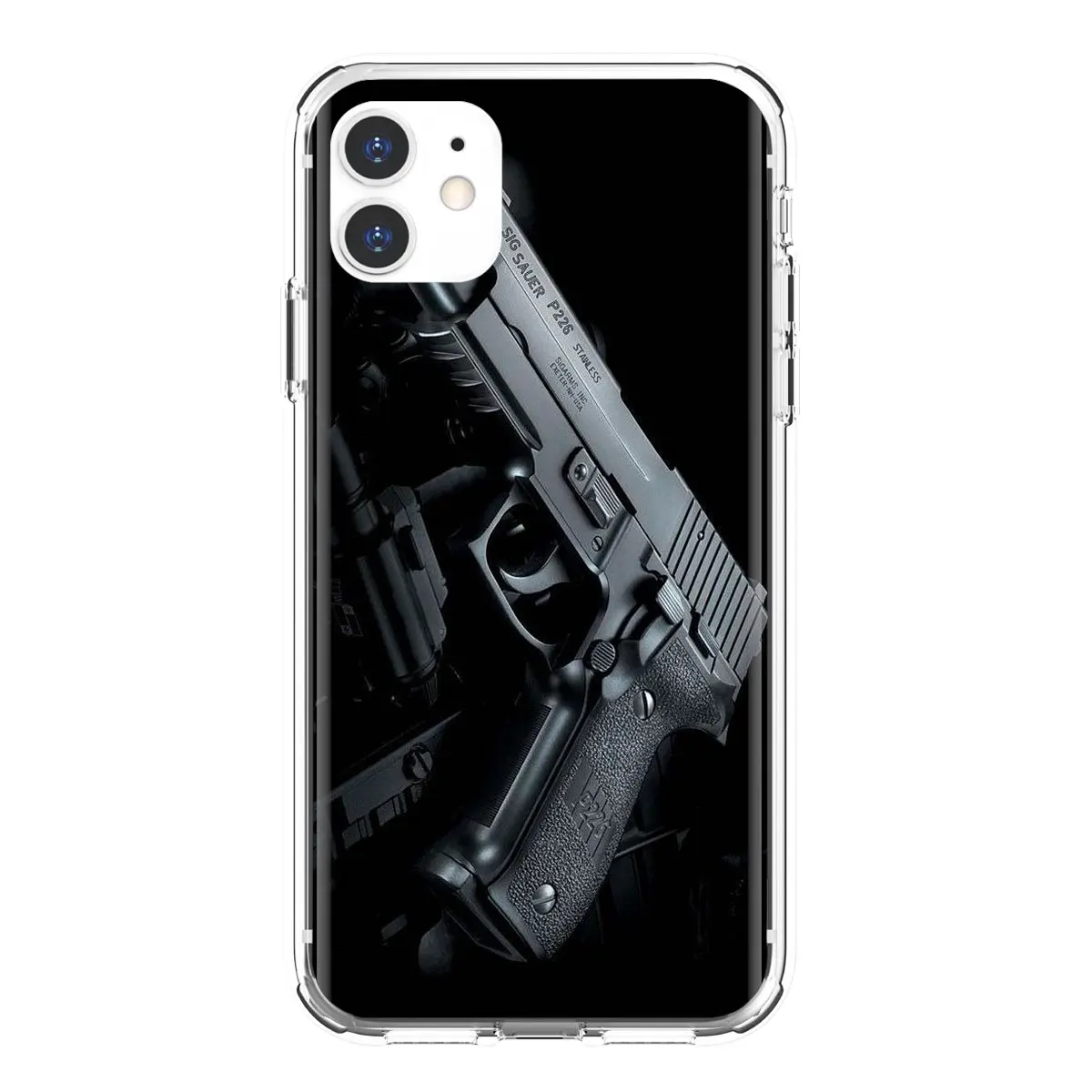 Для iPhone 10 11 12 13 Mini Pro 4S SE 5C 6 6S 7 8 X XR XS Plus Max 2020 армейская снайперская винтовка