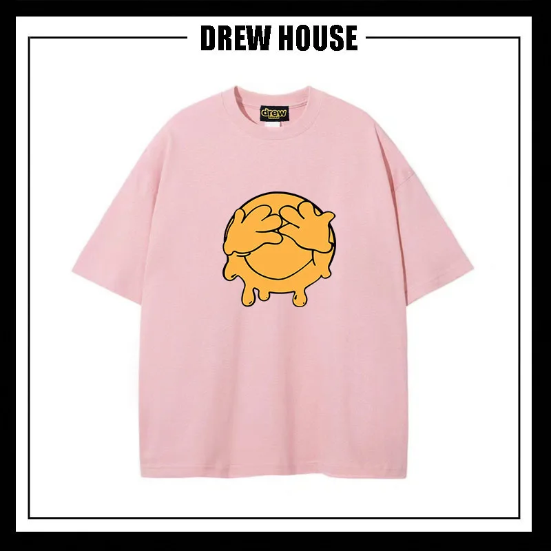 Футболка Мужская/Женская хлопковая свободного покроя с коротким рукавом и