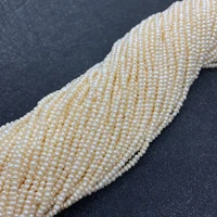 natural freshwater pearl beads potato shaped punch loose bead nearly round for jewelry making diy bracelet necklace accessories