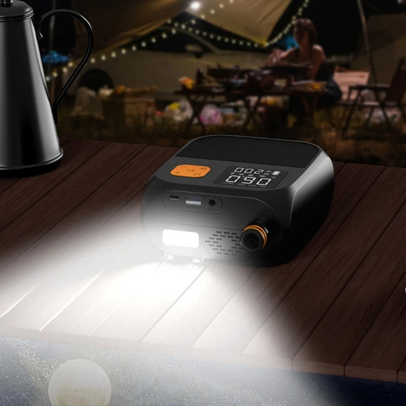 Электрический насос высокого давления с цифровым аккумулятором 8000мАх для на