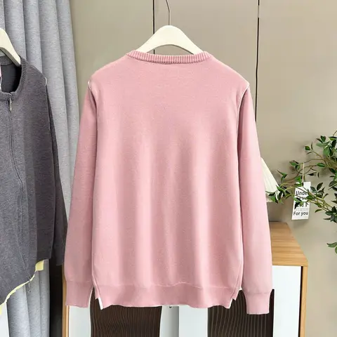 Женские вязаные джемперы XXL Patchwork