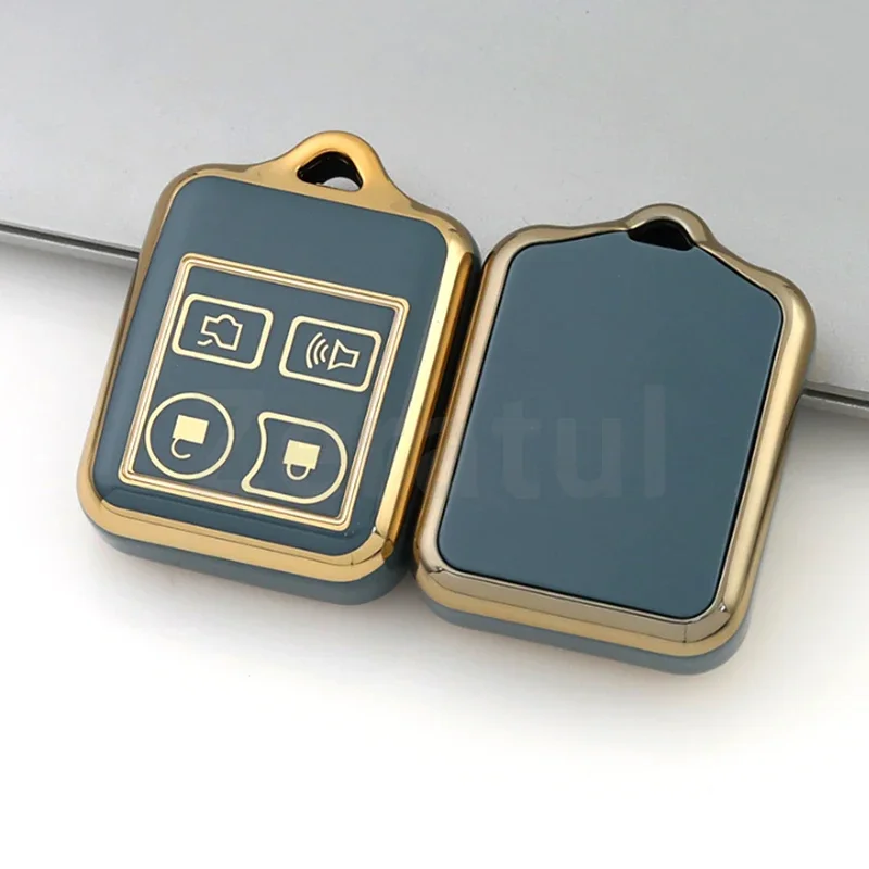 Чехол для ключей Ford Focus Freestye F150 F250 E150 Ranger Explorer Econoline Lincoln Mercury 3/4 кнопки брелок из ТПУ