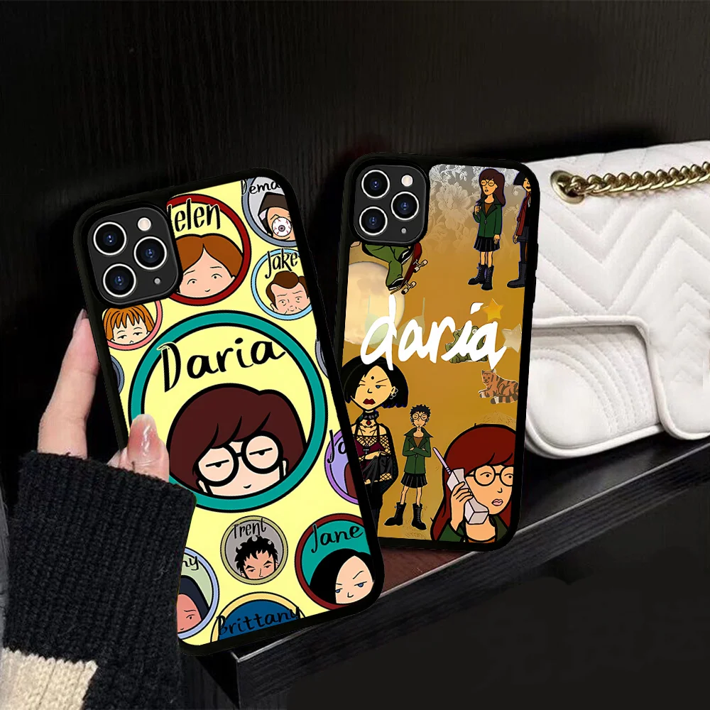 Чехол для телефона D-Daria T-The Series силиконовый ПК + ТПУ IPhone 11 12 13 14 15 16 Plus Pro Max чехол