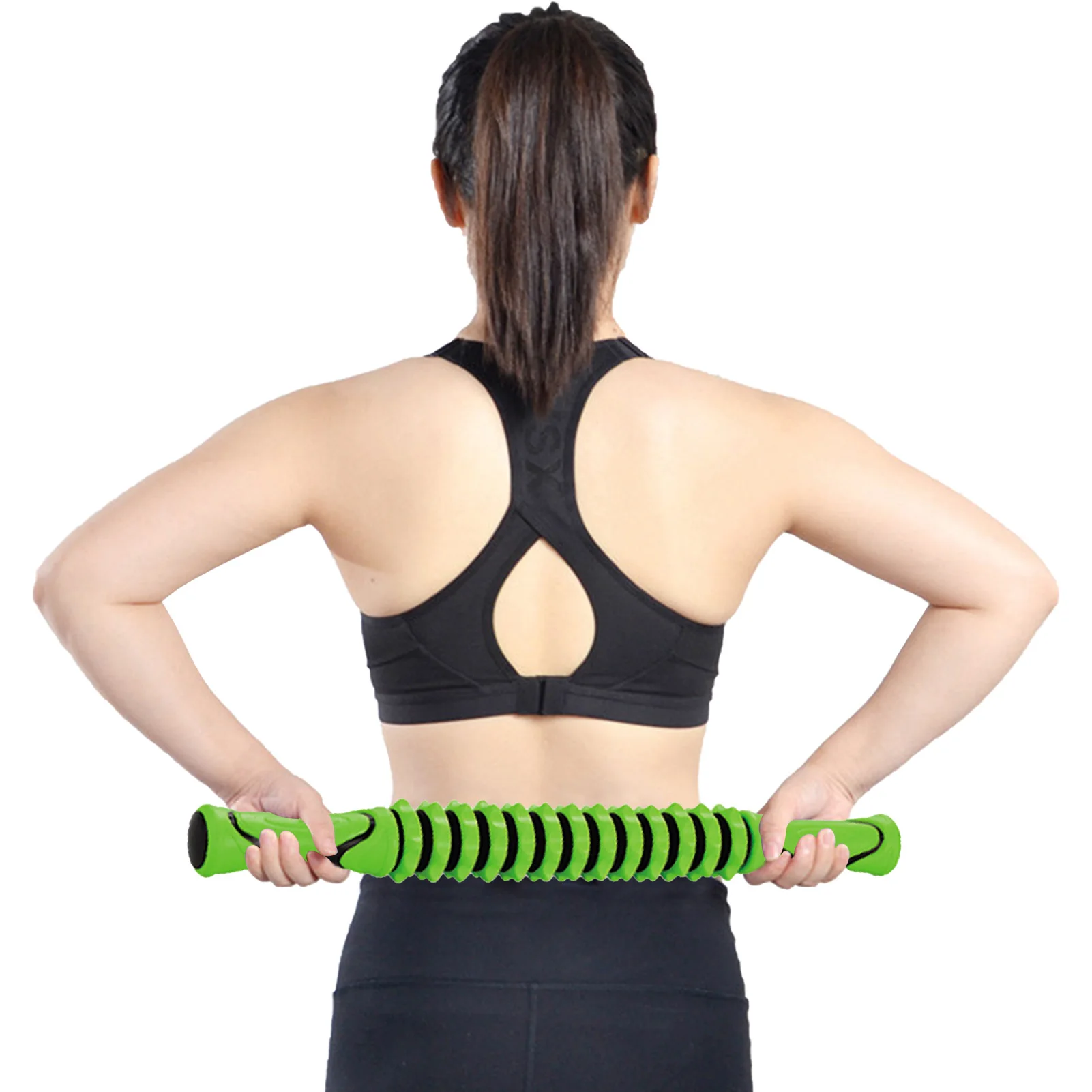 

Muscle Roller For Legs Non-slip Cellulite Massagers For Neck And Back Hand Held Massage Stick Yoga Fitness Gear For Relieving
