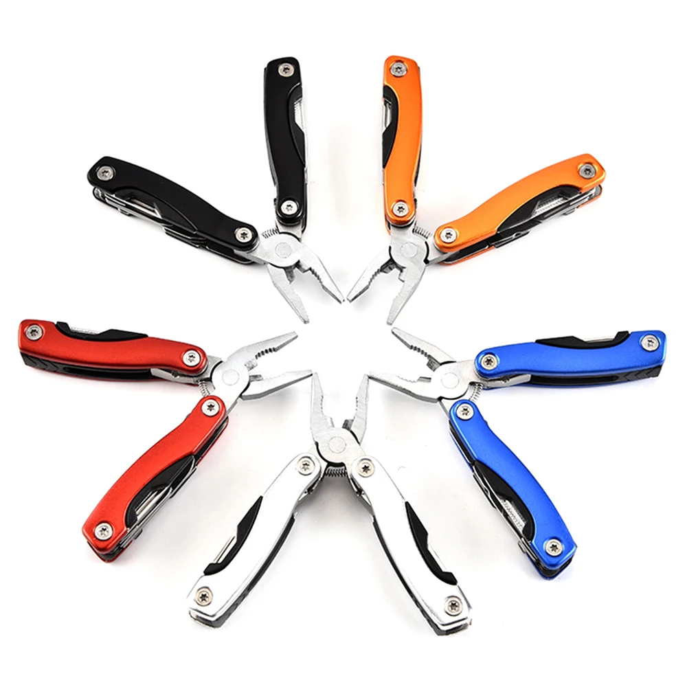 Plier Stainless Steel Folding Pliers Hand Tools Screwdriver Camping Gears Kit Outdoor Combination Pocket Knife Multi Tool |