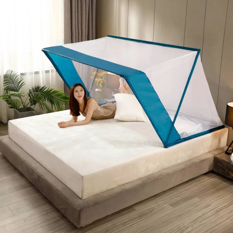 

New Mosquito Nets Can Be Folded and Portable Without Installation Thickening Encryption Bottomless Home Bed Decoration Supplies