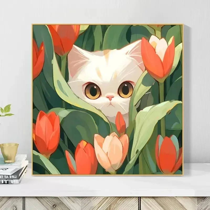 

2025005 Digital oil painting art oil mountain art oil painting living room floor decorative painting