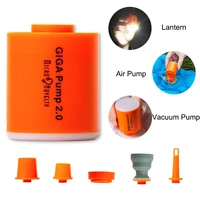 giga pump 3 in 1 mini portable air pump usb electric vacuum pump outdoor camping equipment multifunction air pump with lantern