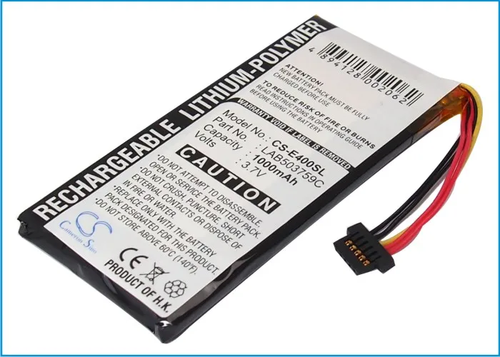 Аккумулятор CS 1000 мАч для Toshiba E400 E410 LAB503759C | Электроника