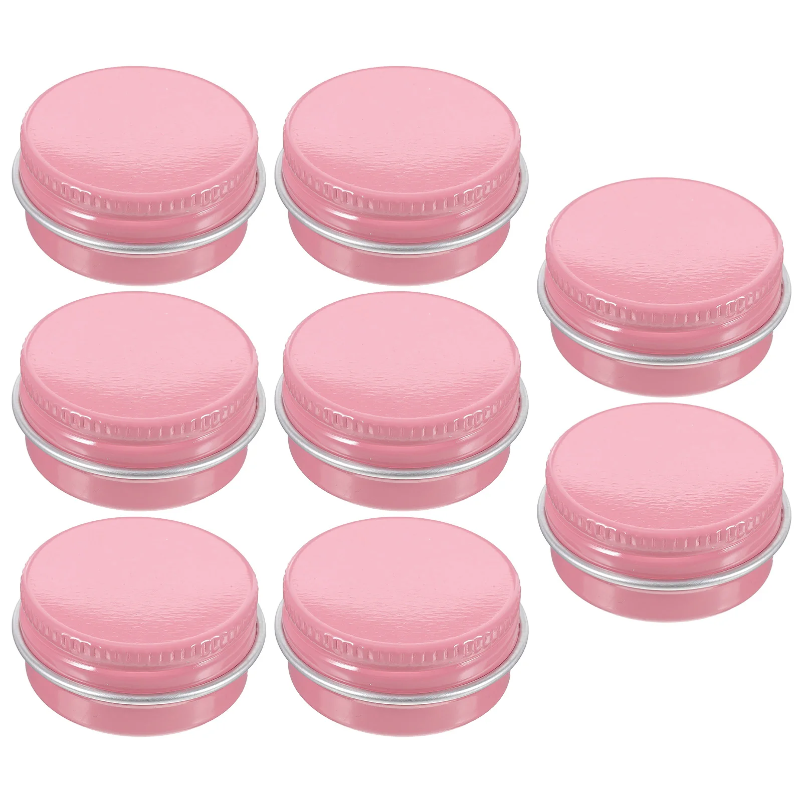 

8pcs Aluminum Screw-thread Cosmetics Boxes Round Cream Paste Subpackage Boxes