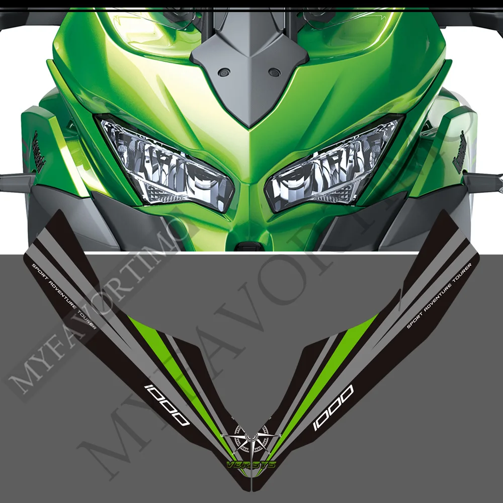 Наклейки на бак для Kawasaki VERSYS 1000 SE LT наклейки обтекатели комплект газового топлива