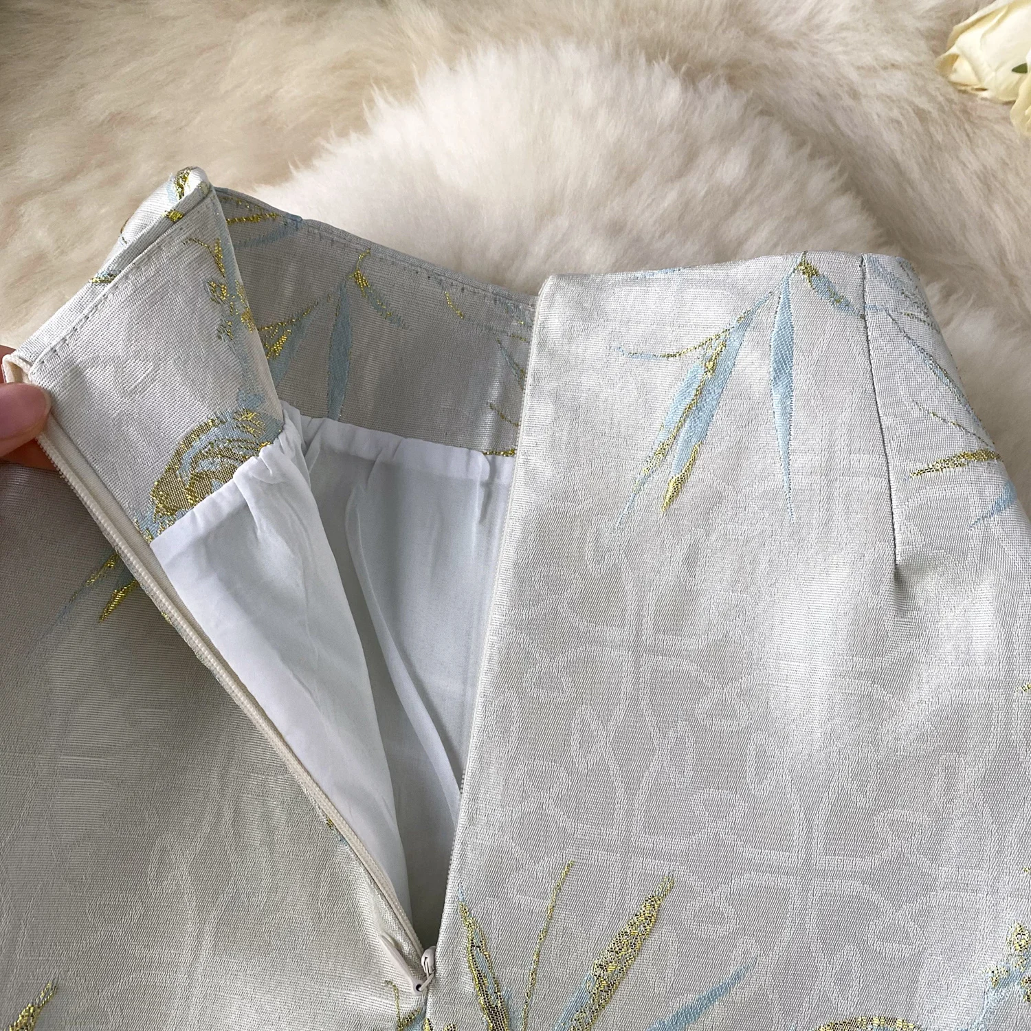 Женская винтажная юбка с завышенной талией