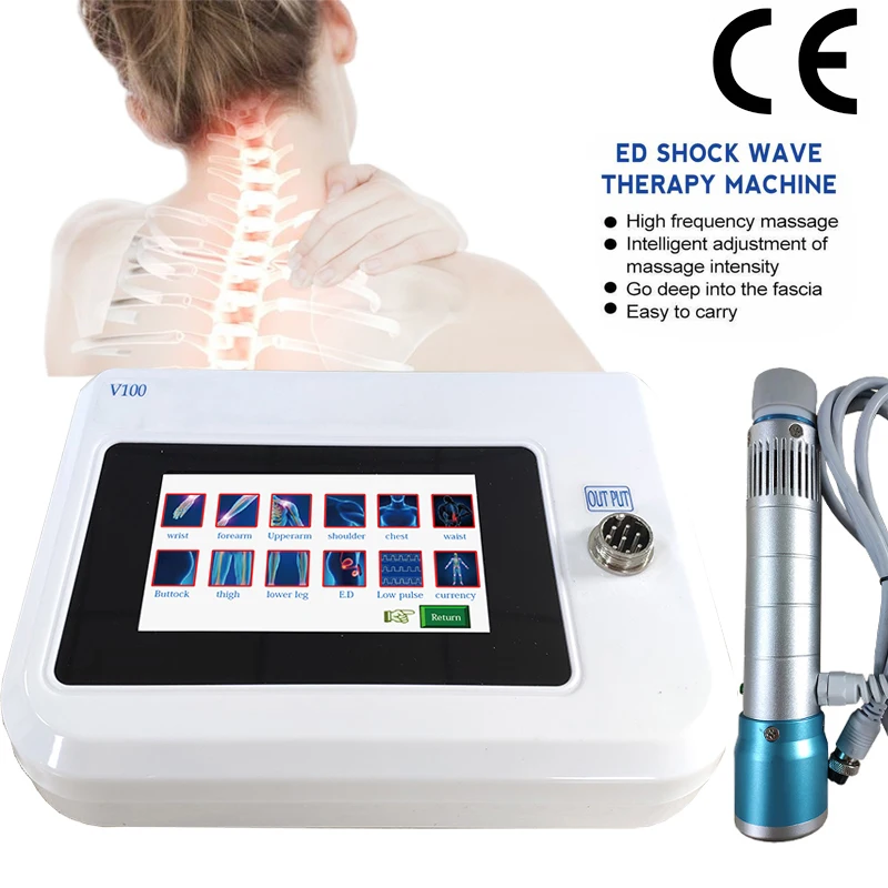 

Portable Touch Screen Extracorporeal Shock Wave Therapy Massage Gun Pain Relief Portable Shockwave Therapy Machine Health Care