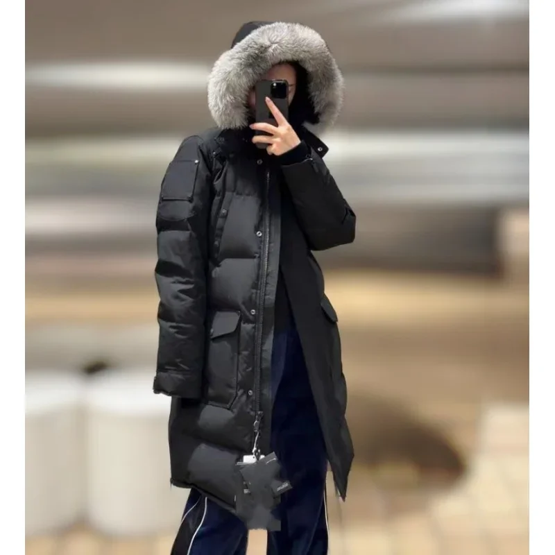 MO * SE KNUCKL S женский зимний пуховик на толстой молнии лучшие пуховики 90 модные