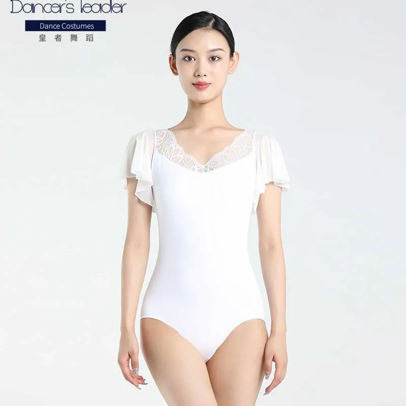 Балетное трико балерины с коротким рукавом для взрослых |