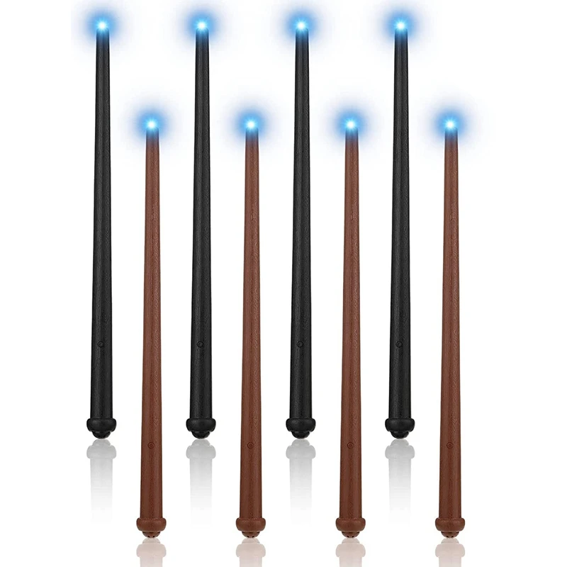 

8 Pcs Light Up Wand Magics Light And Sound Toy Wizard Wands,Illuminating Wand, For Cosplay Masquerade