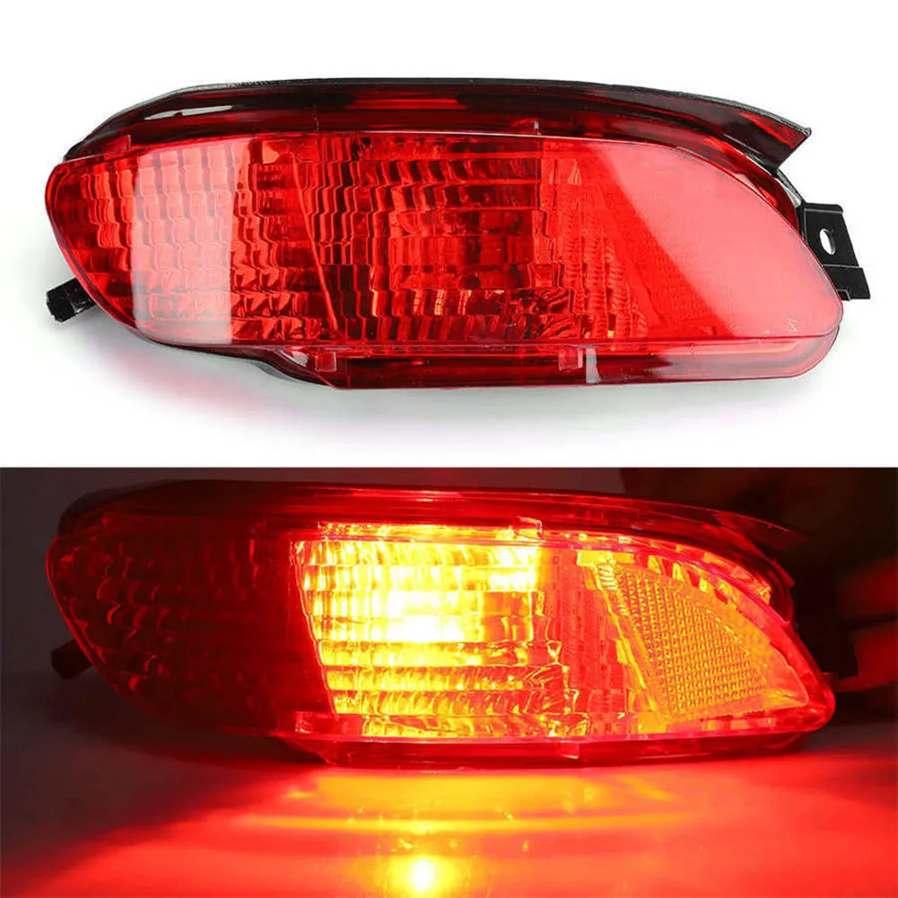 

Durable New For Car Bumper Reflector Light Reflector Marker Lights PC + ABS