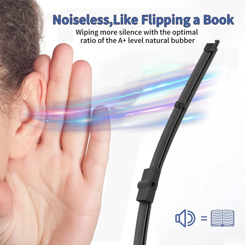 Для Audi TT MK1 8N 1998-2003 автомобильные щетки переднего стеклоочистителя тихие HD