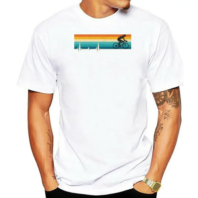 

Велосипедная Яркая футболка, Мужская велосипедная футболка с коротким рукавом, летние велосипедные спортивные белые повседневные топы, см...