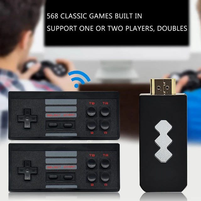 NEW SF900 Video Game Consoles HD TV Handheld Game Console Wireless Controllers Gamepad 2.4G Receiver HDMI-compatible Game Player 6