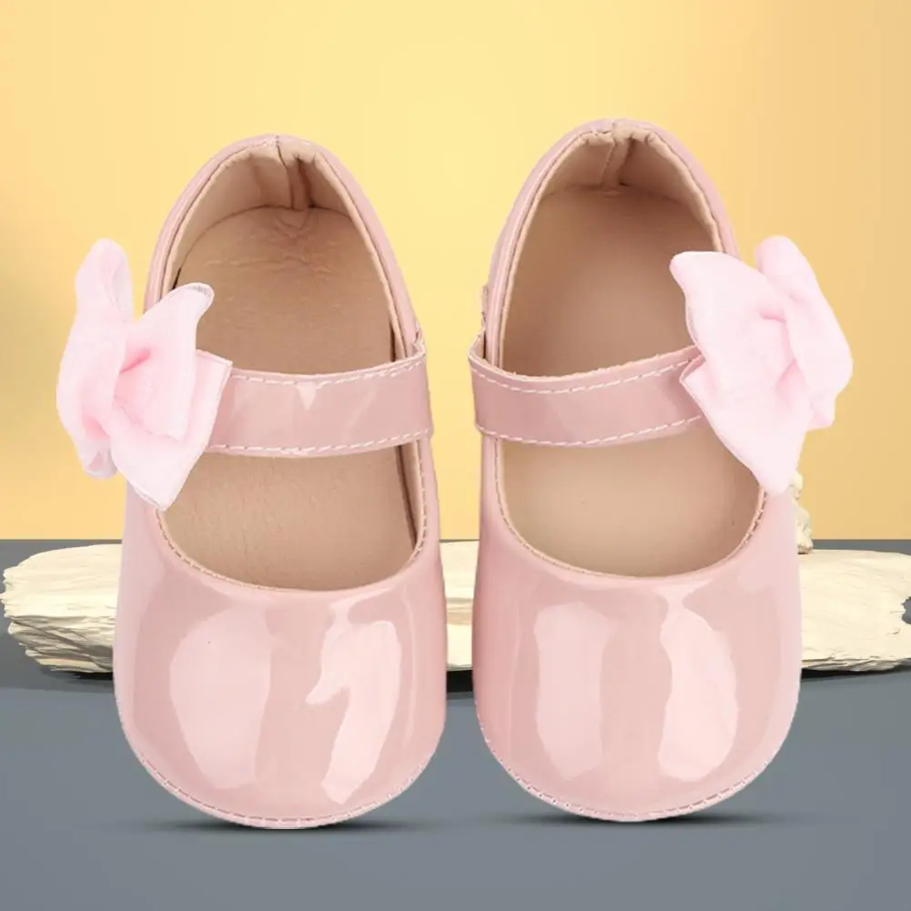 

1Pair Useful Toddler Shoes Soft Sole Multifunctional Girl Shoes Faux Leather Toddler Shoes for Outdoor Children Shoes