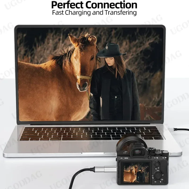 Фото Адаптер Mini USB-Type C Мужской разъем Mini USB-Female USB C для передачи данных для Gopro Hero Gamera GPS-приемник Концентраторы №5