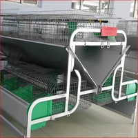 24 position mother and baby rabbit cage for rabbit farming house