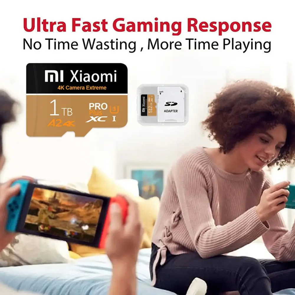 Карта памяти Xiaomi 2 ТБ Class 10 высокоскоростная карта Micro TF SD на 128 ГБ 1 512 256 для