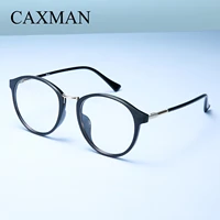caxman glasses frame for women men fashion vintage round ultralight eye myopia prescription eyeglasses