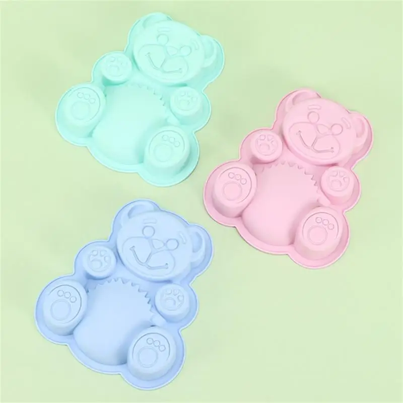 

Silicone Mold Cake Mould Diy Big Bear Bear Mold Baking Tray Baking Mold Kitchen Baking