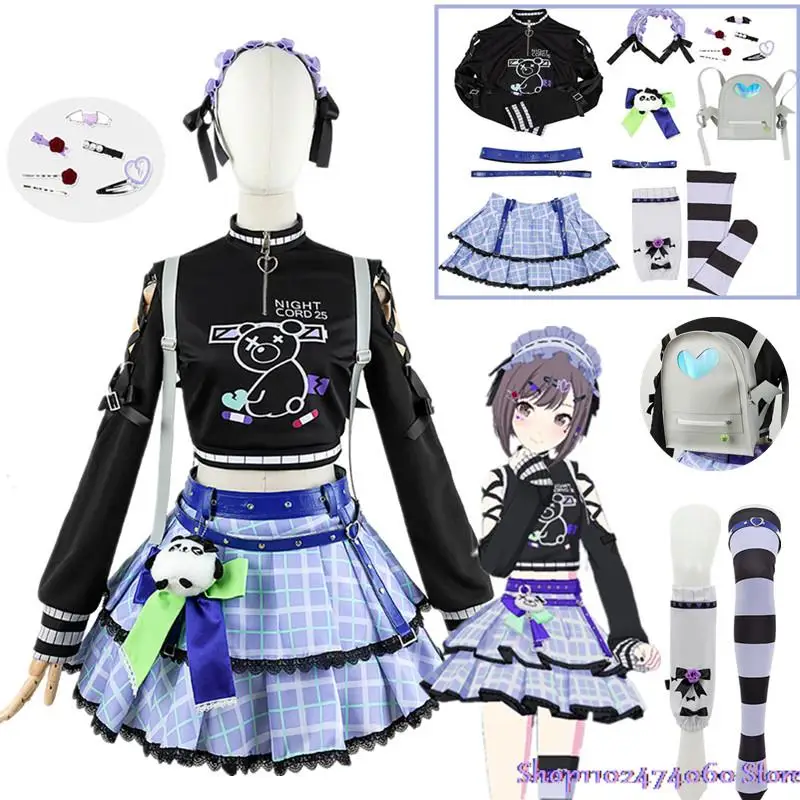 

Project Sekai Colorful Stage Feat 25:00 At Nightcord Shinonome Ena Outfits Anime Halloween Carnival Cosplay Costumes Gift Suit